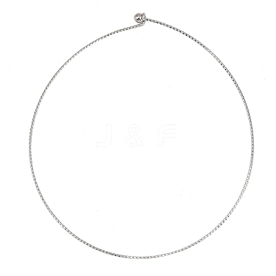 1.5MM Textured 304 Stainless Steel Necklace Making STAS-P444-02P-1