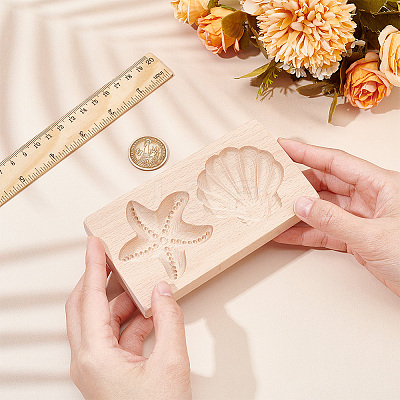Wooden Cookie Molds DIY-WH0304-967-1
