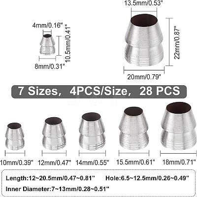 28Pcs Iron Handle Wedge IFIN-FH0001-56-1