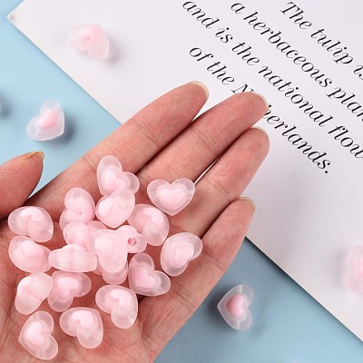 Transparent Acrylic Beads TACR-S152-08C-08-1