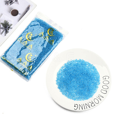 Glow in the Dark Luminous Transparent Glass Seed Beads SEED-YWC0001-01E-1