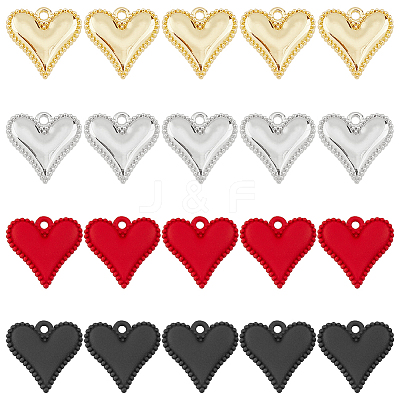 32Pcs 4 Colors Alloy Charms FIND-FH0008-24-1