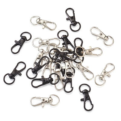 Alloy Swivel Lobster Claw Clasps PALLOY-CD0001-04-1