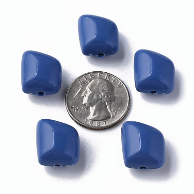 Opaque Acrylic Beads MACR-S373-15A-A16-1