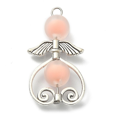 Frosted Acrylic Pendants PALLOY-JF02160-1