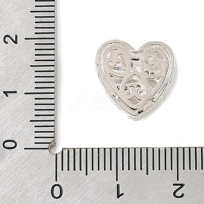 Brass Micro Pave Cubic Zirconia Beads KK-K297-32S-1