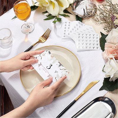80 Sheets 4 Patterns PVC Waterproof Self-Adhesive Sticker Sets STIC-OC0001-10E-1
