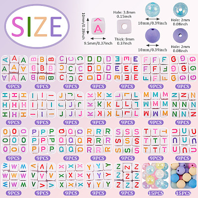 264Pcs 28 Styles Opaque & Transparent Acrylic Beads OACR-TA0004-78-1
