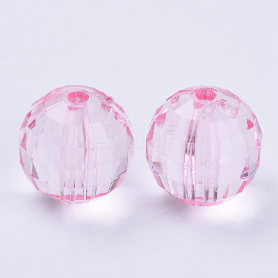 Transparent Acrylic Beads TACR-Q254-22mm-V03-1
