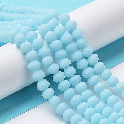 Glass Beads Strands EGLA-A034-P2mm-MD06-1