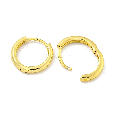 Brass Hoop Earrings EJEW-L211-08B-G-1