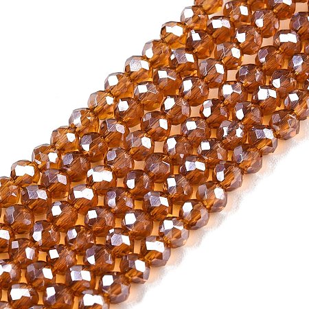 Electroplate Glass Beads Strands EGLA-A044-T2mm-A04-1