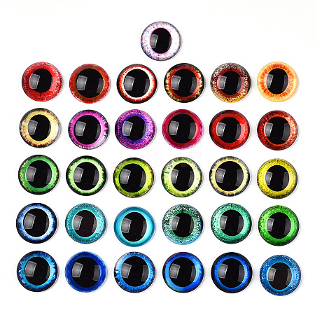Glass Cabochons GGLA-T004-04-1