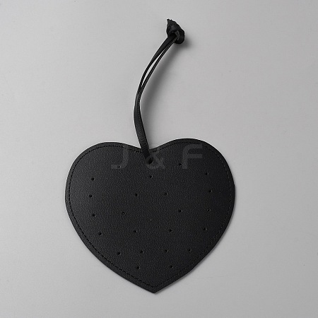 Imitation Leather Earring Display Cards EDIS-WH0022-27A-1