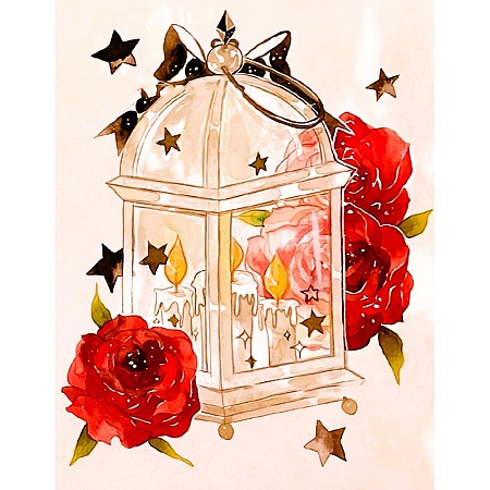 Rose Flower Diamond Painting Kits PW-WG68417-07-1