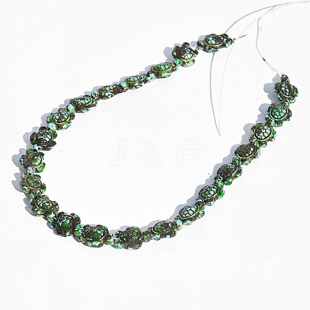 Synthetic Turquoise Beads Strands PW-WG21533-06-1