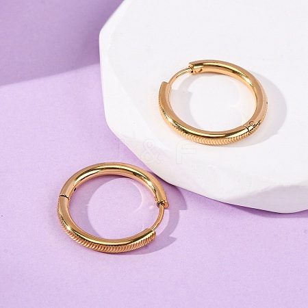 304 Stainless Steel Hoop Earrings EJEW-D331-09G-1