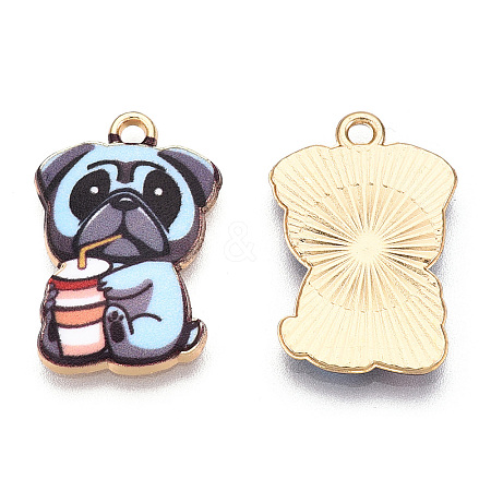 Printed Alloy Pendants ENAM-N056-199B-1