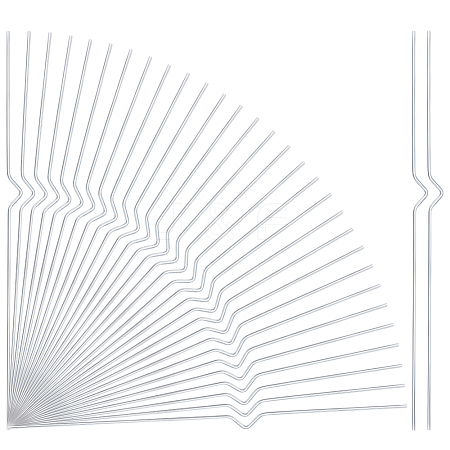 Iron Support Stakes DIY-WH0899-406-1