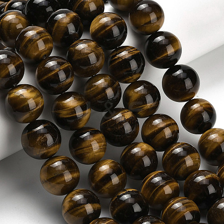Natural Tiger Eye Beads Strands G-H329-C07-16mm-1