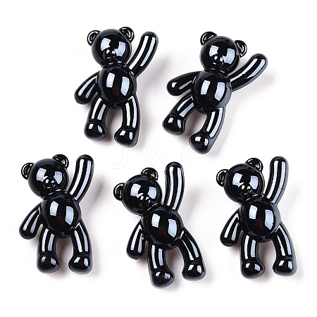 Opaque Acrylic Pendants PACR-ZX016-08K-1