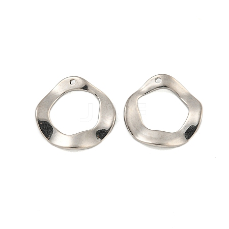 Non-Tarnish 304 Stainless Steel Charms STAS-L080-018P-1