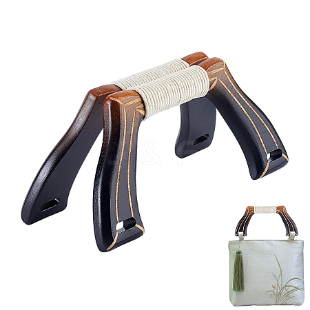 2Pcs Wooden Bag Handles FIND-PH0059-76B-1