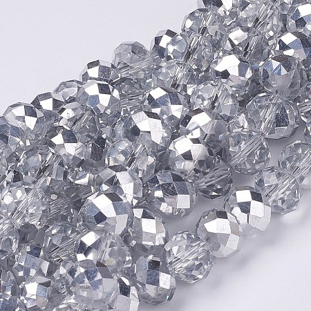 Electroplate Glass Bead Strands LS-GR10MMY-07S-1