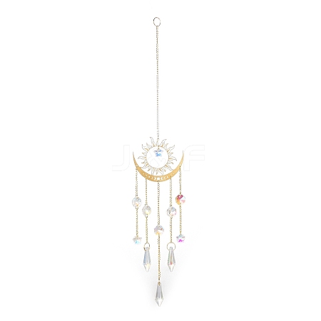 Brass Big Pendant Decorations LS-HJEW-M005-04C-G-1
