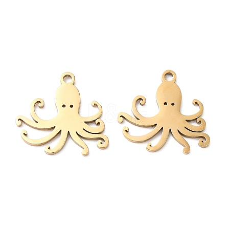 201 Stainless Steel Pendants STAS-I199-D02-G-1