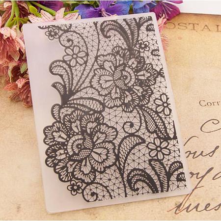 Plastic Fondant Stencil DIY-WH0221-05M-1