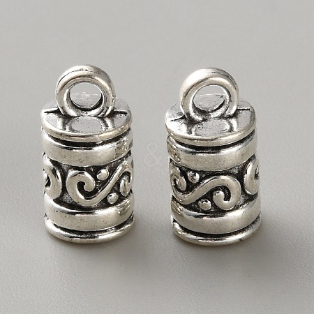 Tibetan Style Alloy Cord Ends FIND-WH20023-031AS-07-1