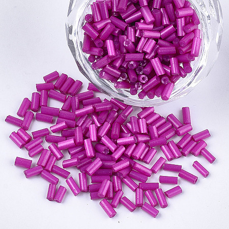 Glass Bugle Beads SEED-S029-01B-17-1