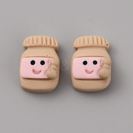 Opaque Resin Cabochons RESI-CJC0004-02-1