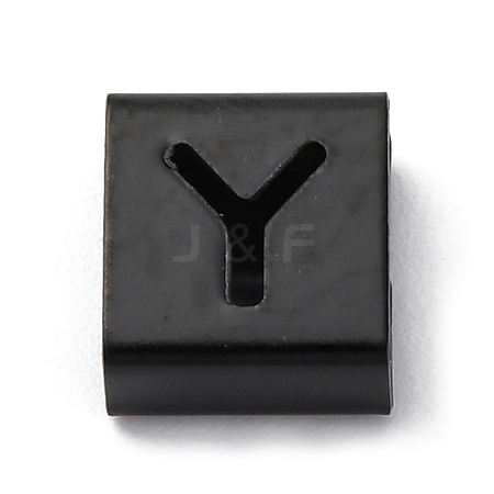 Ion Plating(IP) 304 Stainless Steel Square Slide Charms STAS-L132-21Y-B-1