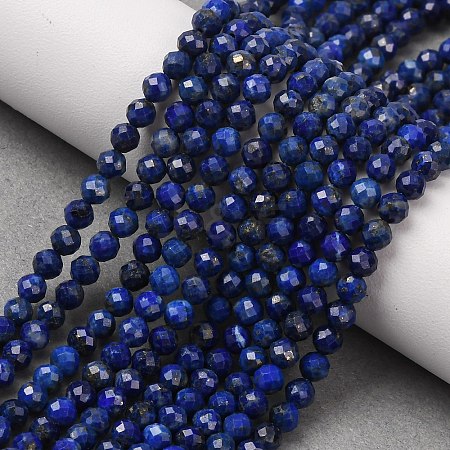 Natural Lapis Lazuli Beads Strands G-F596-15-4mm-1
