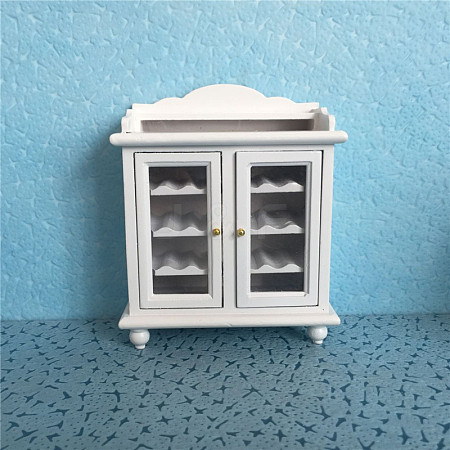 Wood Wine Cabinet Mini Model PW-WGC2219-01-1