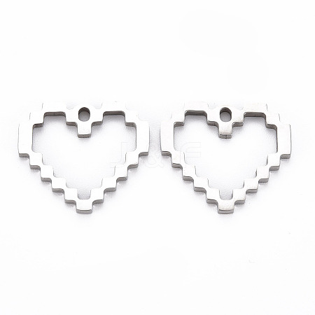 Non-Tarnish 201 Stainless Steel Pendants LS-STAS-N088-29P-NR-1