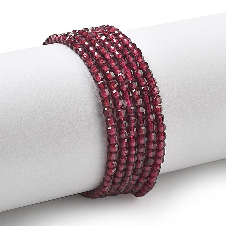 Natural Garnet Beads Strands G-H077-A01-01-1