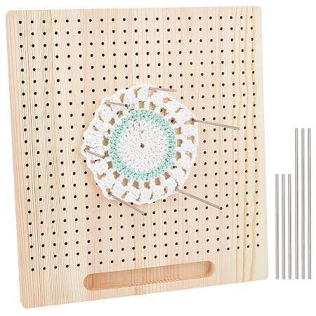 Rectangle Wood Crochet Blocking Board DIY-BC0013-51D-1