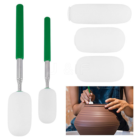 5Pcs 5 Styles Telescopic Sponge Cup Brush DIY-HY0002-43-1