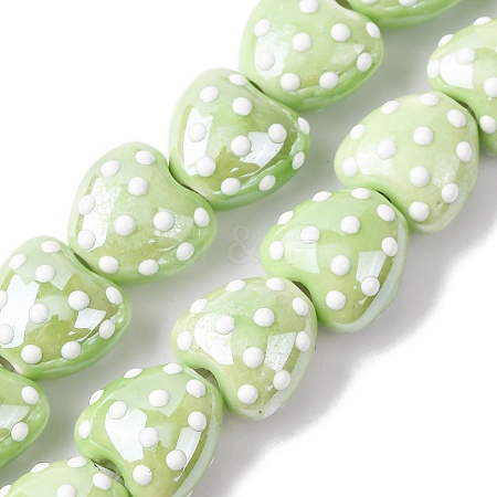 Handmade Porcelain Beads PORC-K010-07A-1