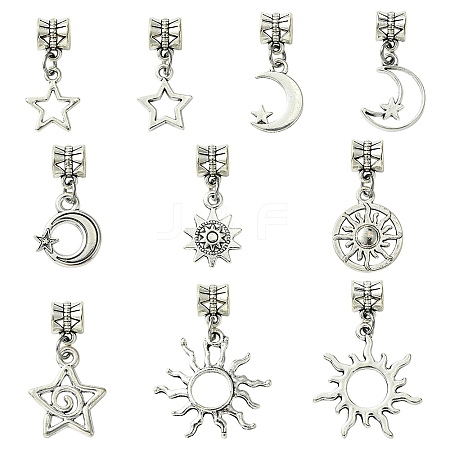 Tibetan Style Alloy Pendants PALLOY-FS00001-1