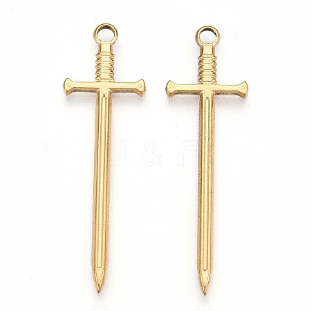 Ion Plating(IP) 304 Stainless Steel Pendants X-STAS-N098-135LG-1