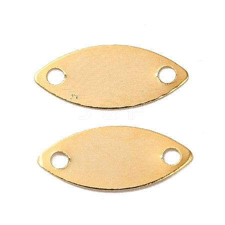 Brass Connector Charms KK-F907-02A-G-1