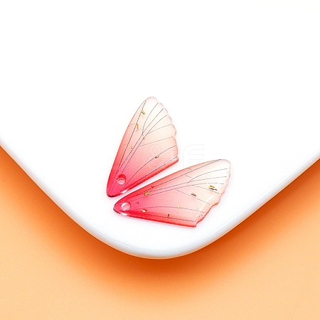 Transparent Resin Pendants RESI-TAC0005-023A-07-1