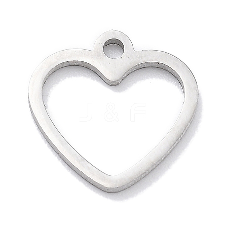 Anti-Tarnish 304 Stainless Steel Charms STAS-R003-01P-02-1