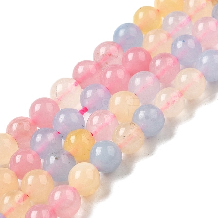 Dyed Natural Malaysia Jade Beads Strands G-G021-02A-14-1