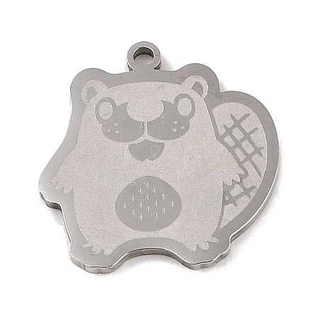 Non-Tarnish 201 Stainless Steel Pendants STAS-C095-25P-1
