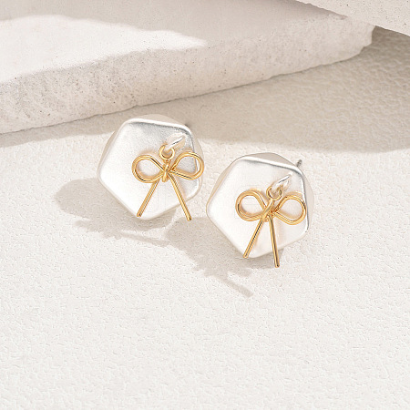 Alloy Stud Earrings for Women WGC70C0-02-1